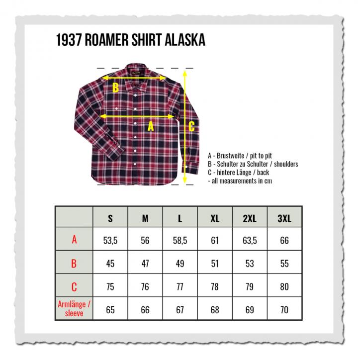 1937 Roamer Shirt Alaska black