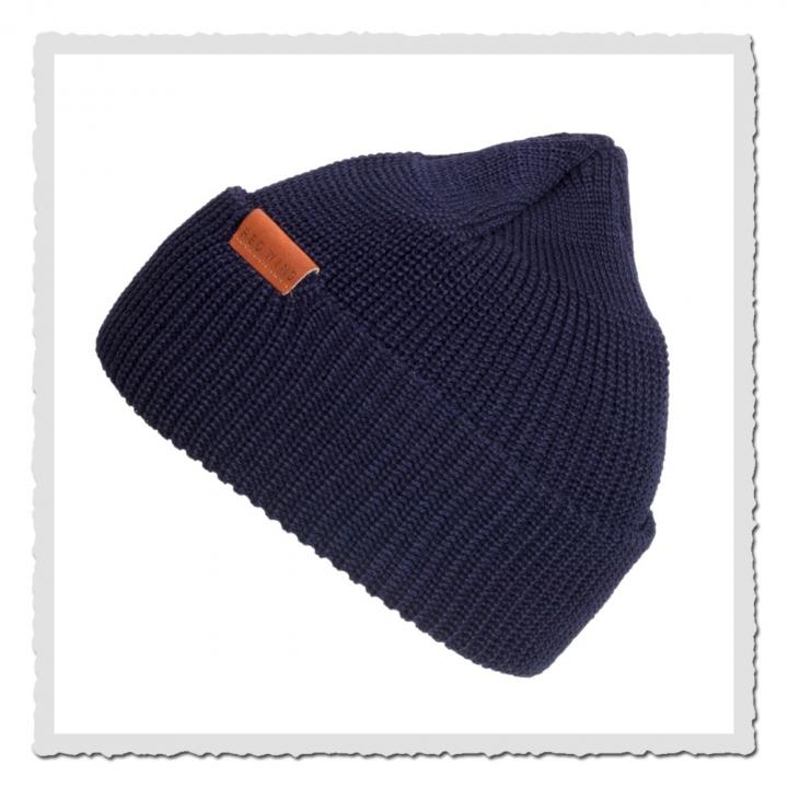 Beanie Merino Wool 97490 Navy