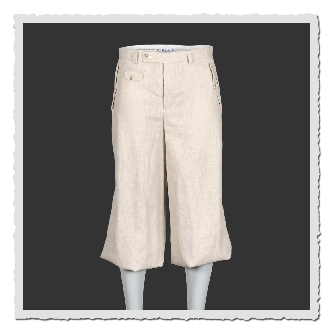 Herren Knickerbocker Paul ecru – dezente Retro-Hose für Freizeit, Golf und Vintage-Outfits