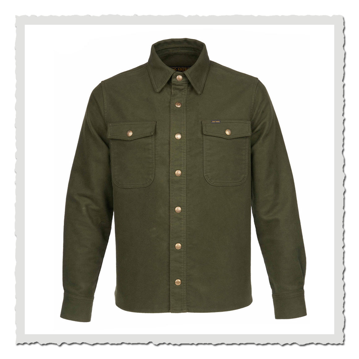 1943 CPO Shirt Moleskin moss