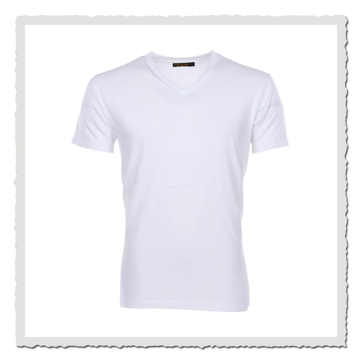 1965 V-Neck Shirt white - 2er-Set