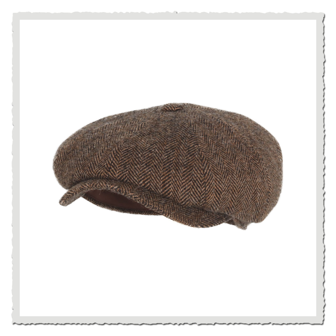 Hatteras Wool Herringbone brown