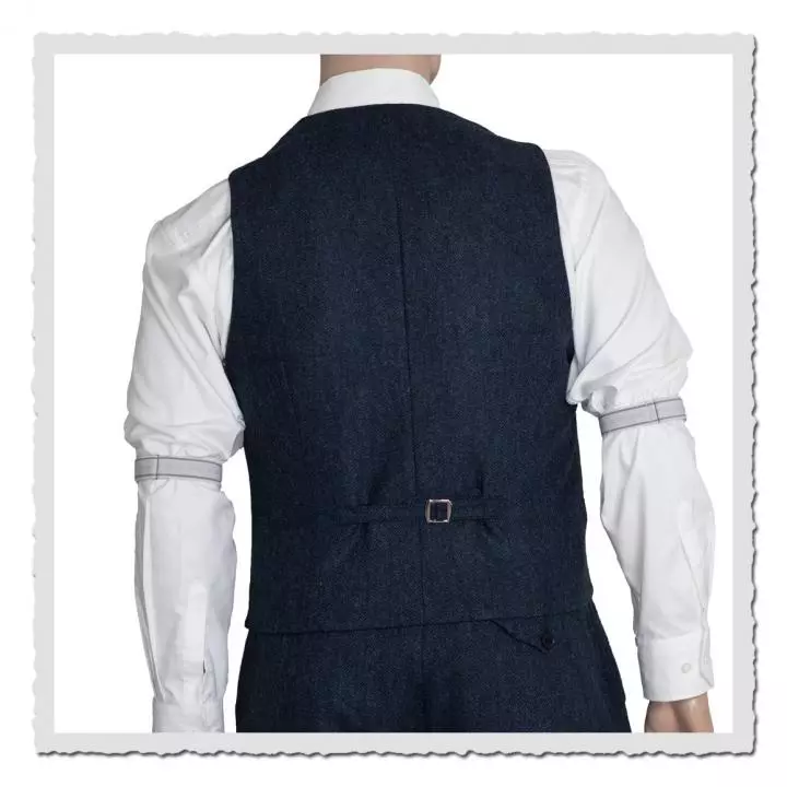 Herren-Weste-1930er-Oldtimerbekleidung