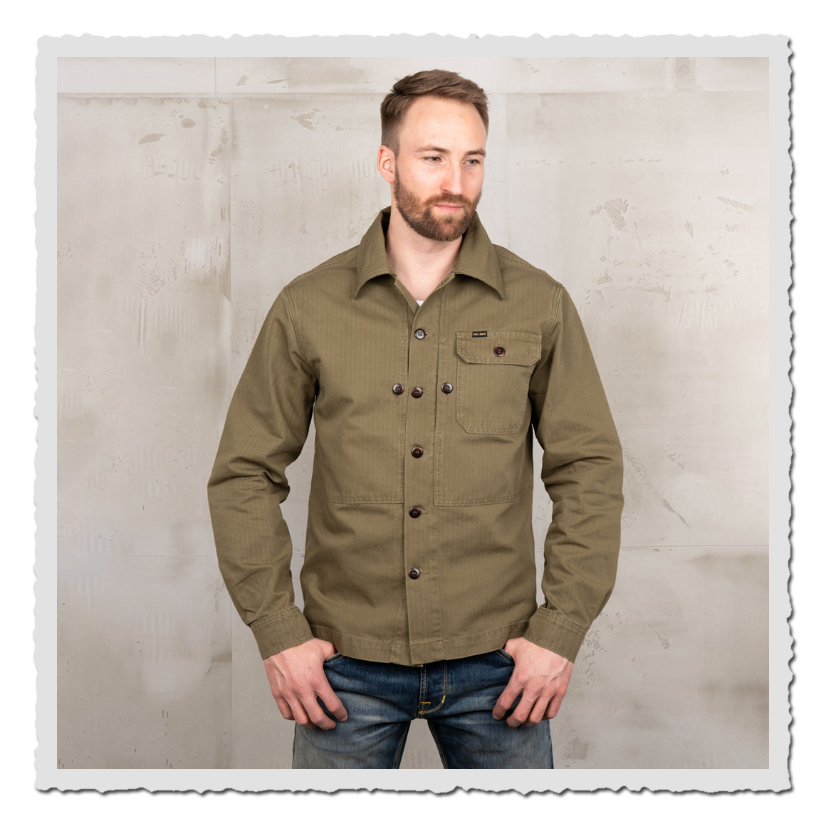 1967 Utility Shirt HBT olive