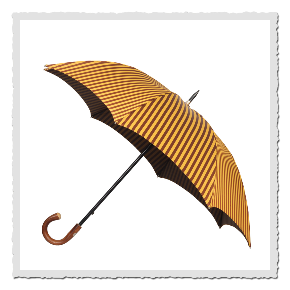 Regenschirm Fox braun/gold