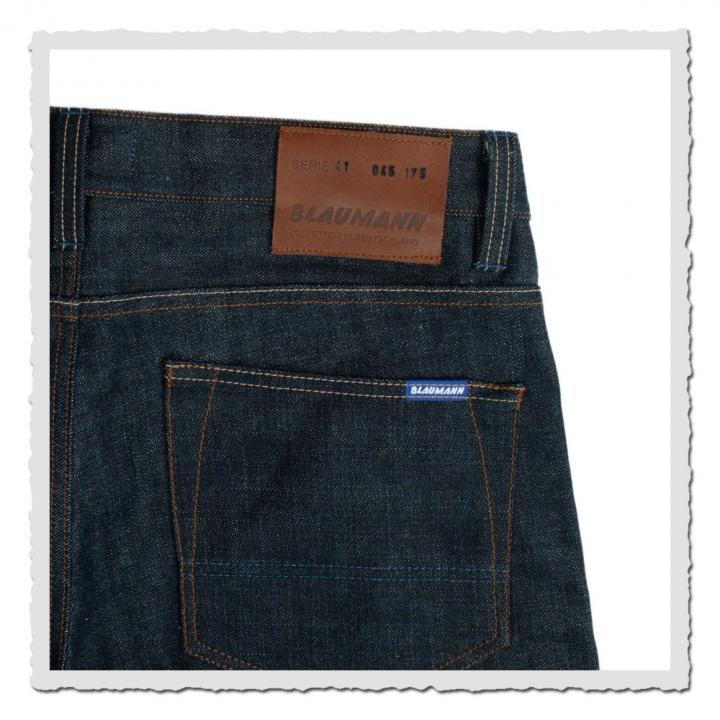 15 oz. Jeans gerader Blaumann