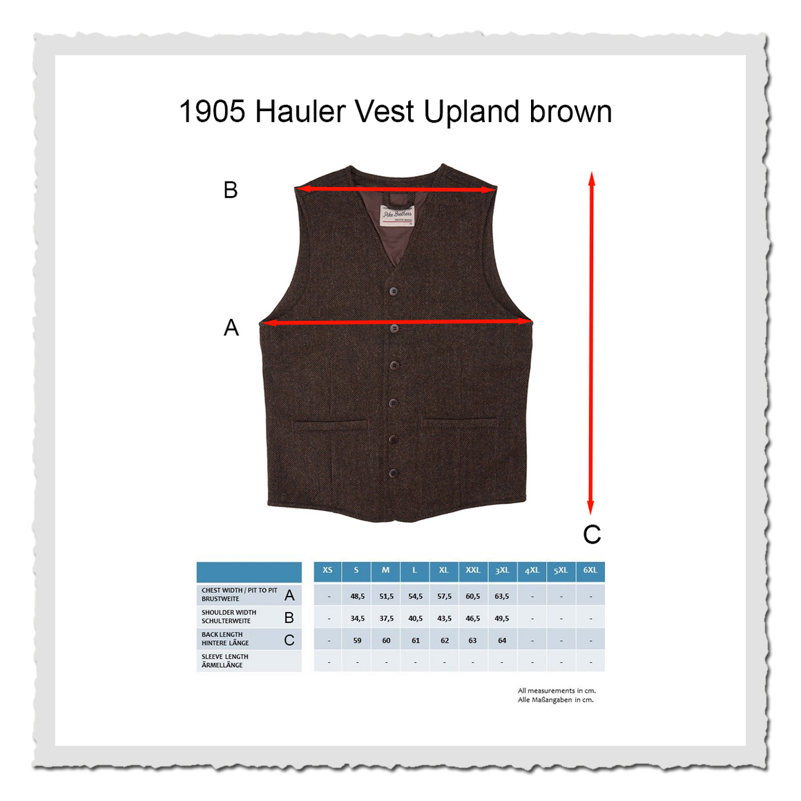 1905 Hauler Vest Upland brown
