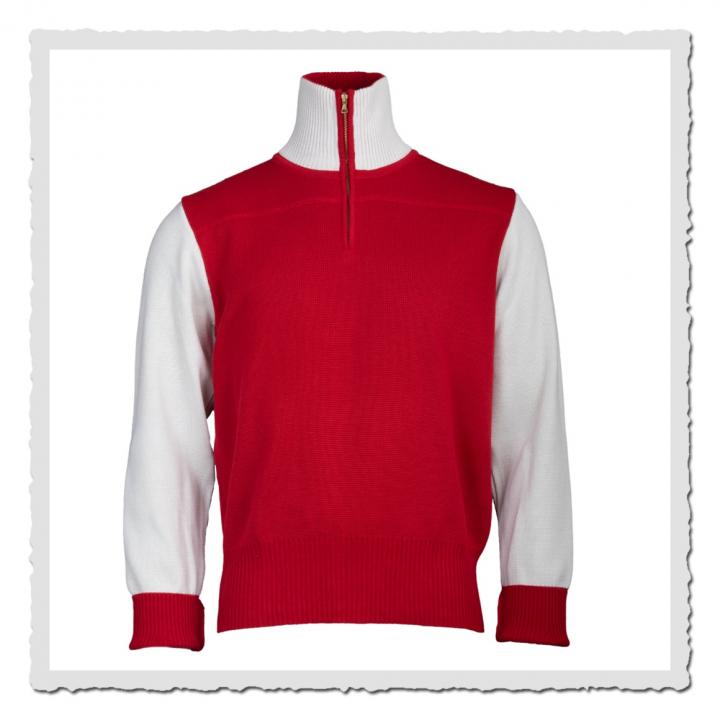 Sport Sweater red/offwhite