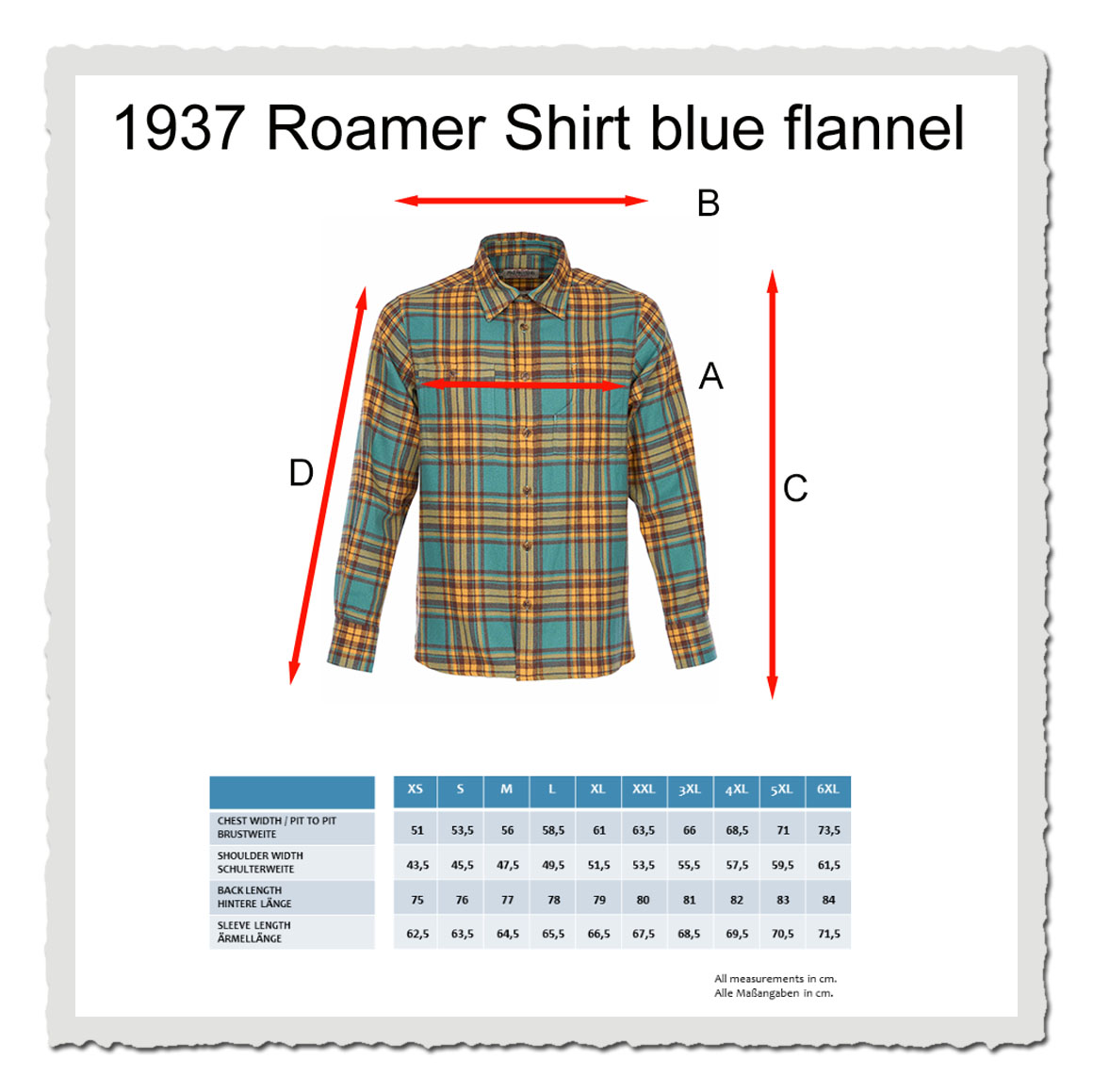 1937 Roamer Shirt Alaska Green