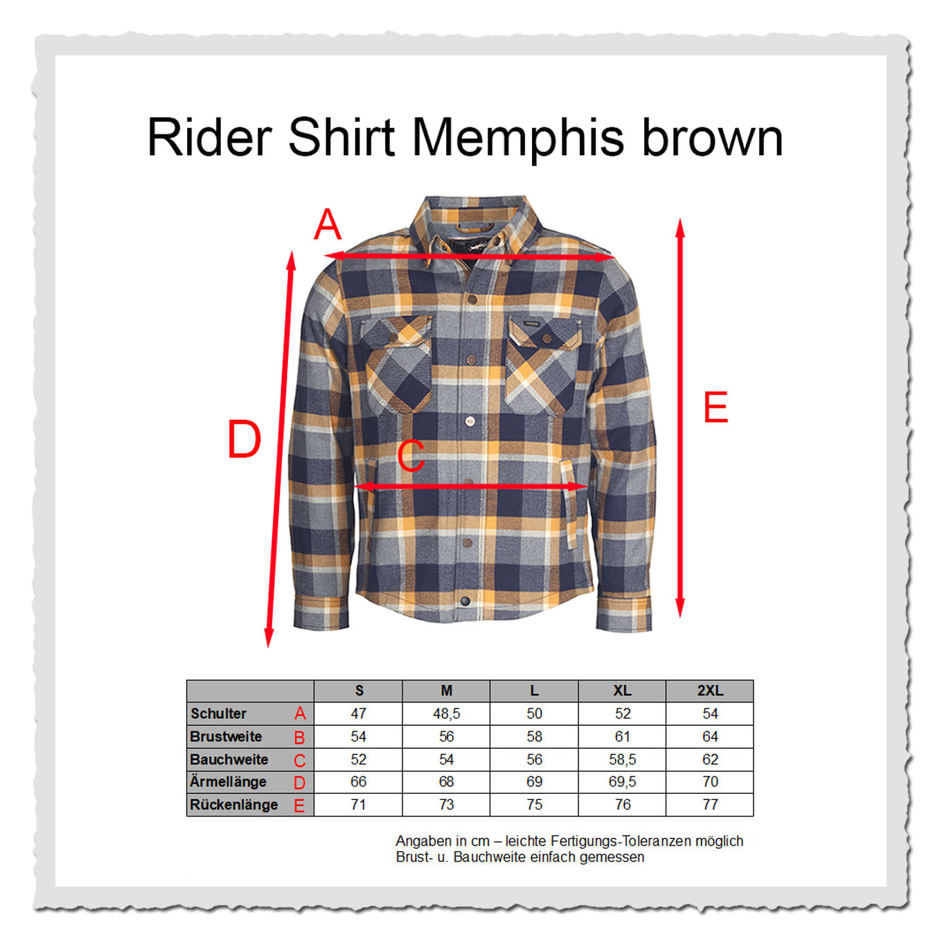 Rokker Memphis Rider Shirt yellow navy