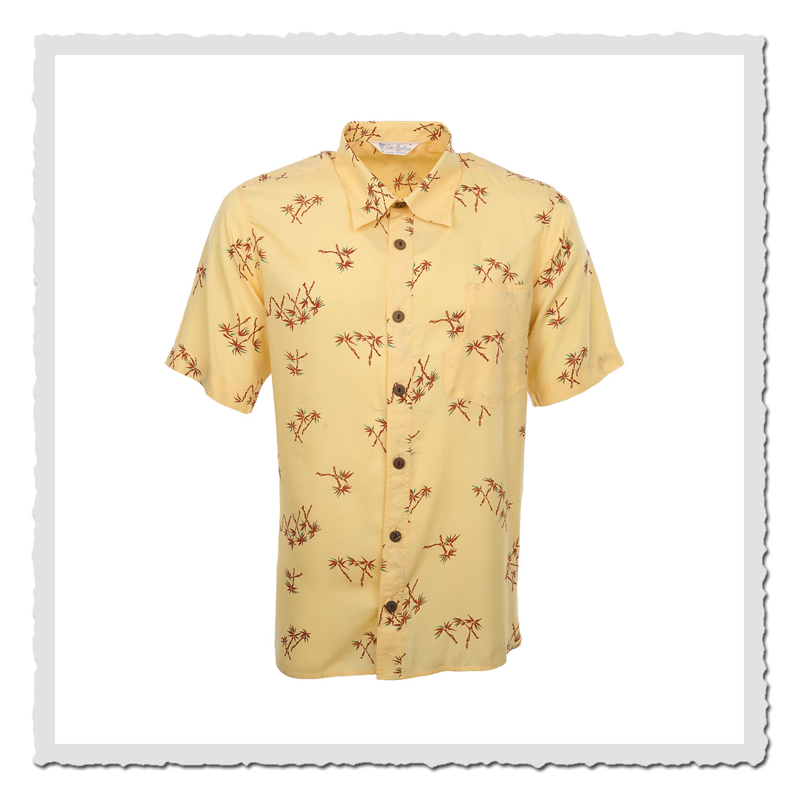 1937 Roamer Shirt short sleeve Bamboo yellow