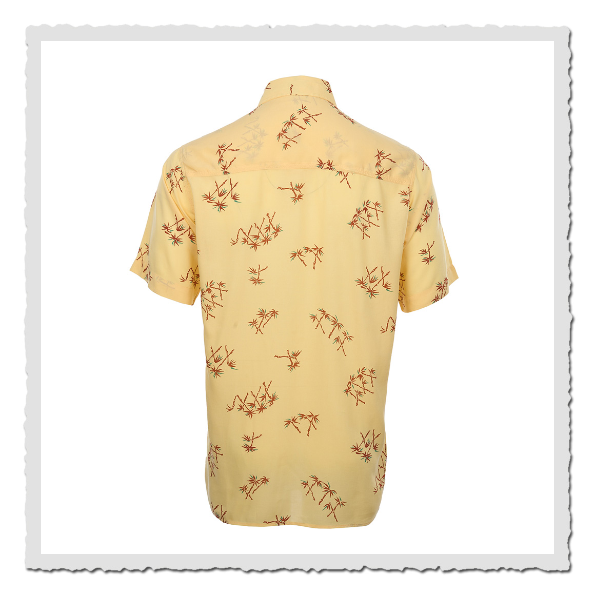 1937 Roamer Shirt short sleeve Bamboo yellow