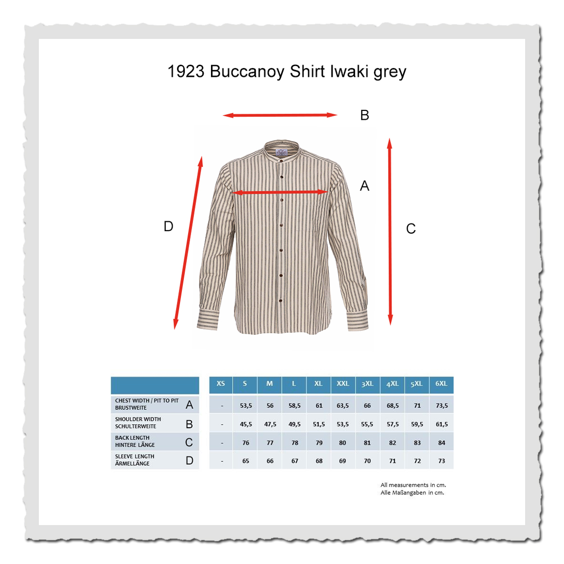 1923 Buccanoy Shirt Iwaki grey