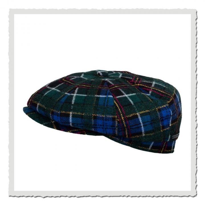 8-Panel-Cap Wool Check