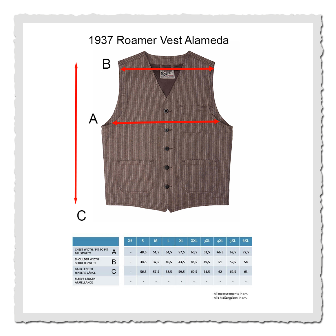 1937 Roamer Vest Alameda