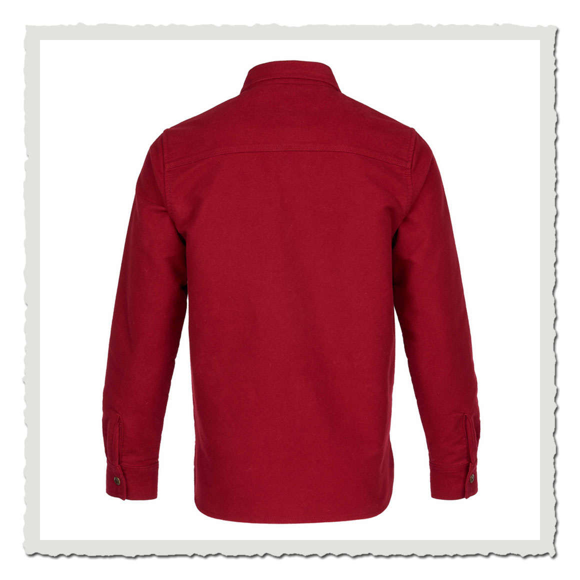 1943 CPO Shirt Moleskin dark red