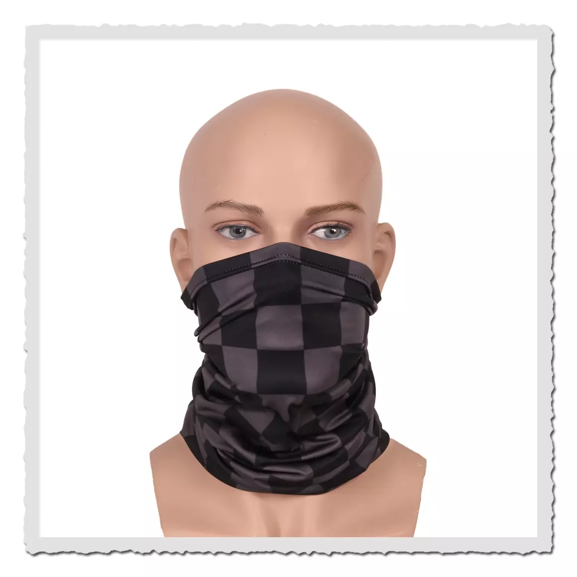 Schlauchtuch damier black