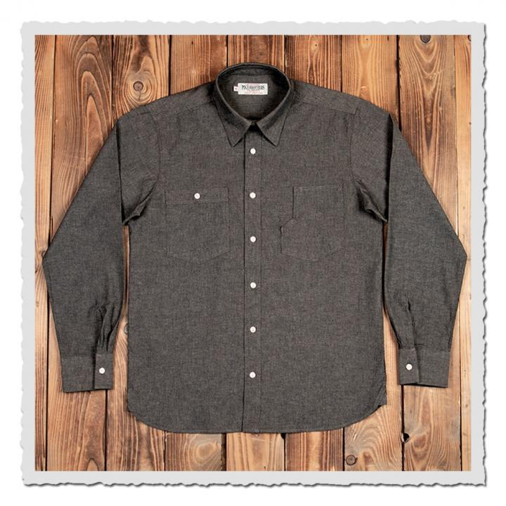 1937 Roamer Shirt charcoal grey