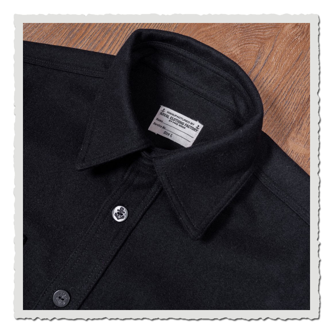 1943 CPO Shirt black wool