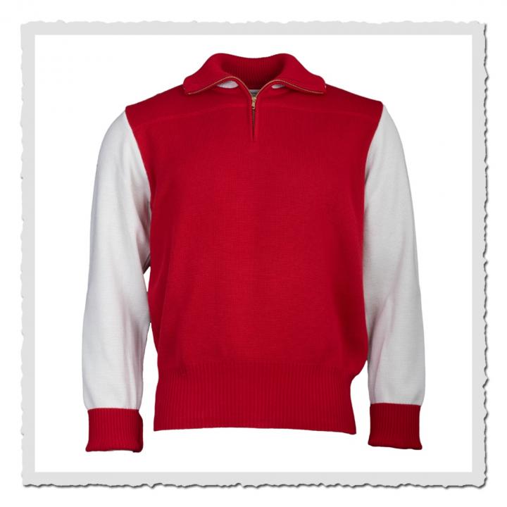 Sport Sweater red/offwhite