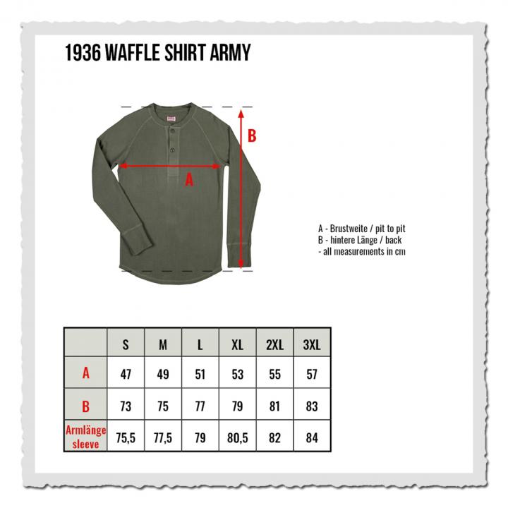 1936 Waffle Shirt army