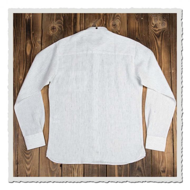 1923 Buccanoy Shirt white blue linen