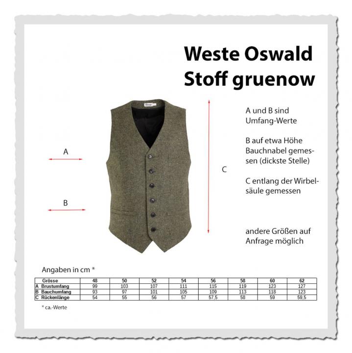 Herren-Weste Oswald gruenow