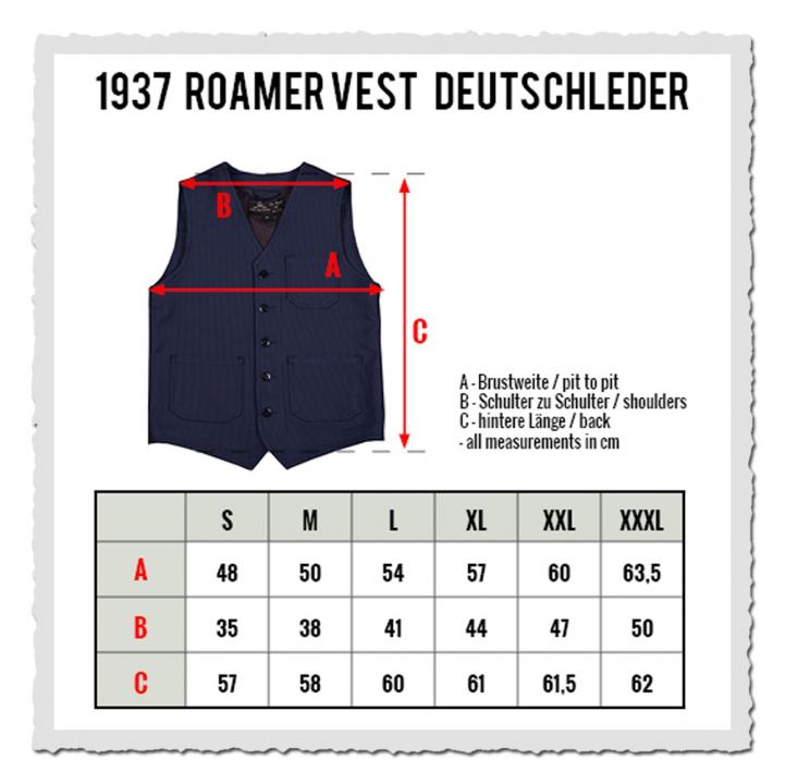 1937 Roamer Vest Deutschleder Hamburg