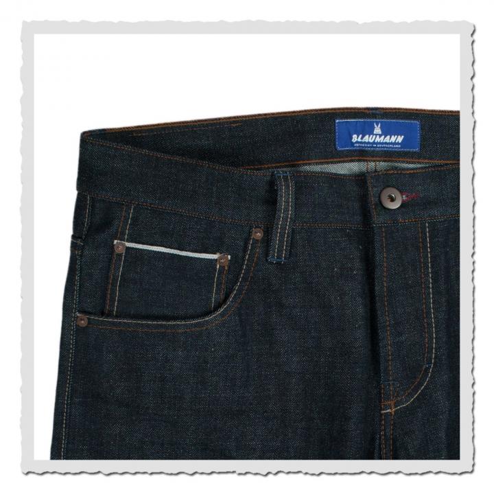 15 oz. Jeans gerader Blaumann