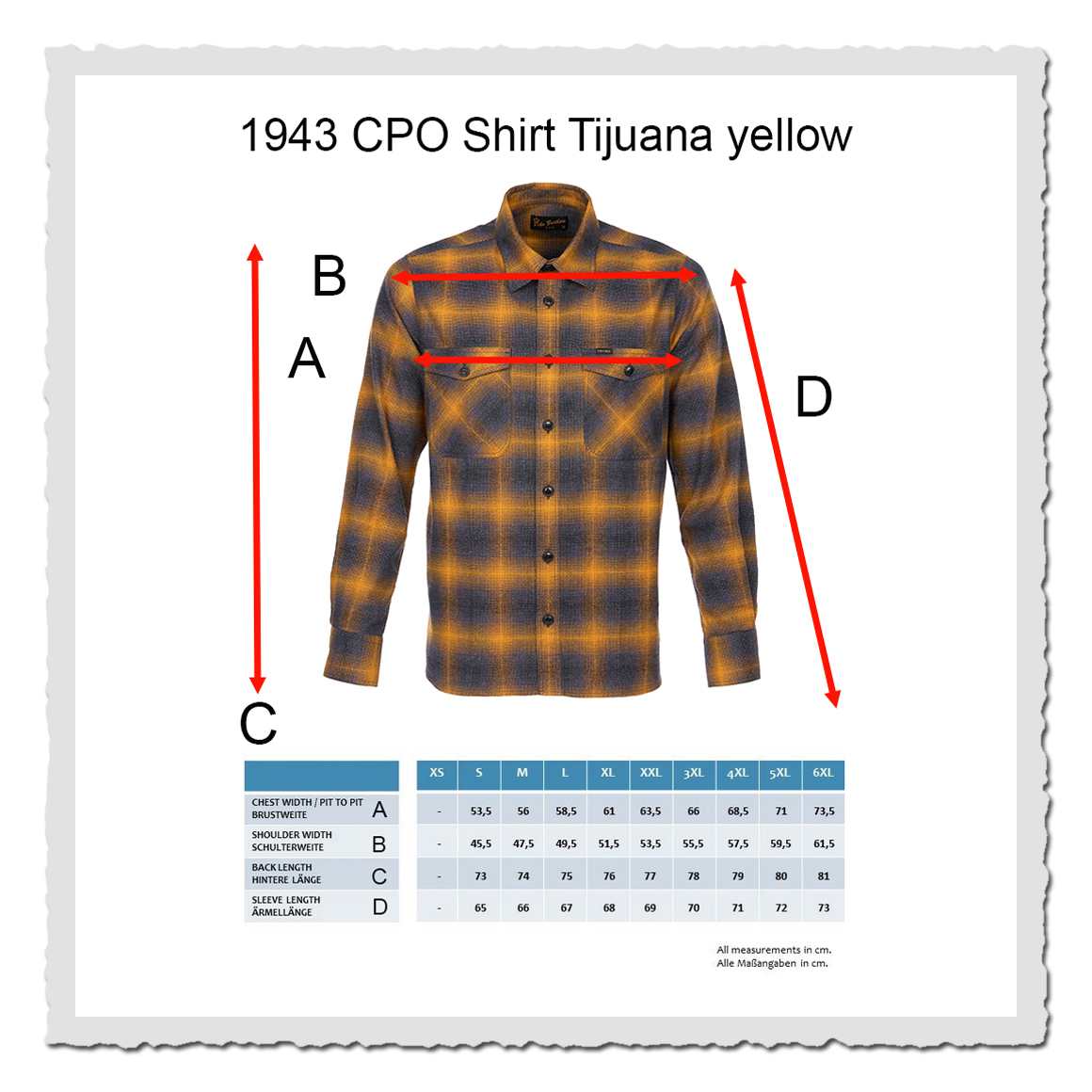 1943 CPO Shirt Tijuana yellow