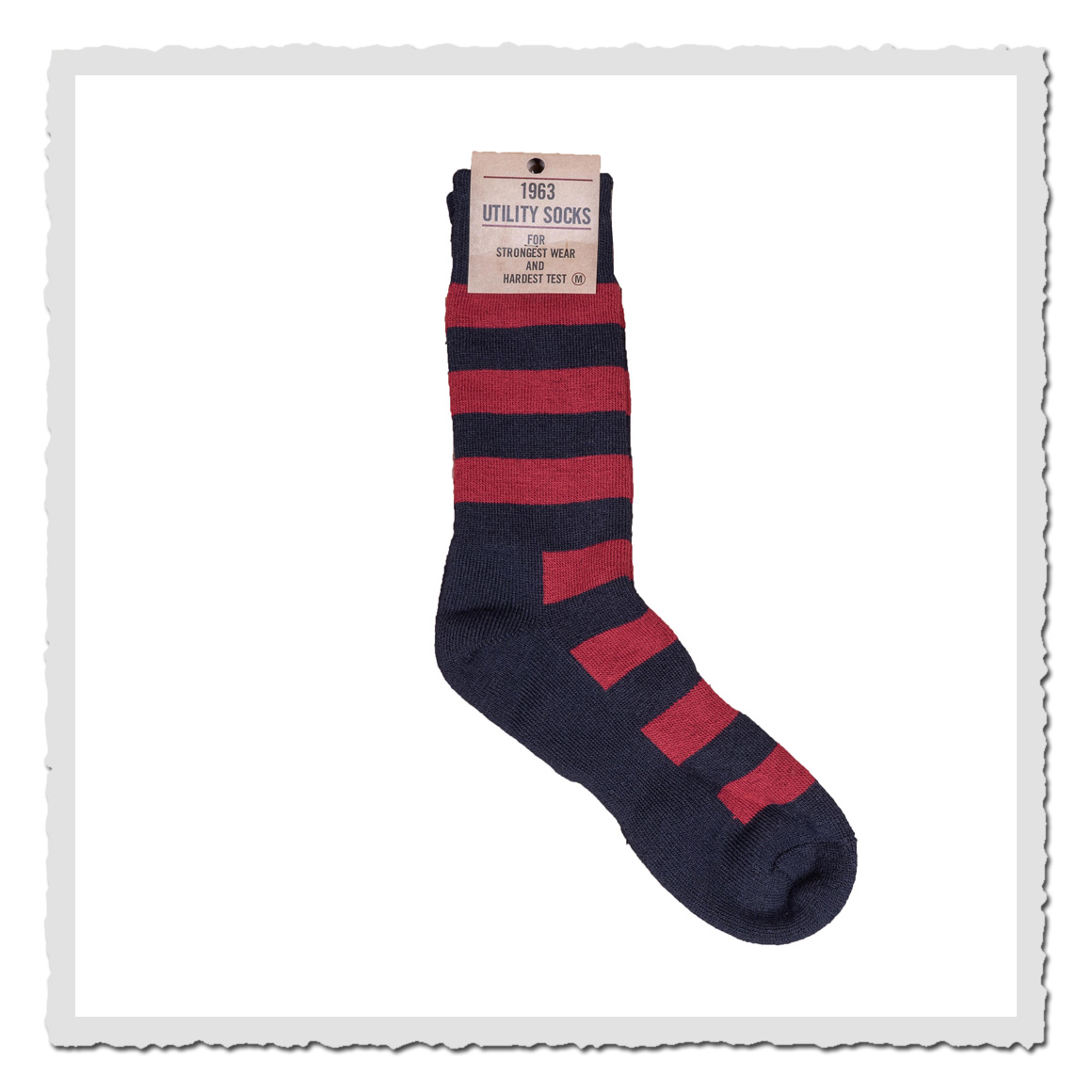 1963 Utility Socks Walt red