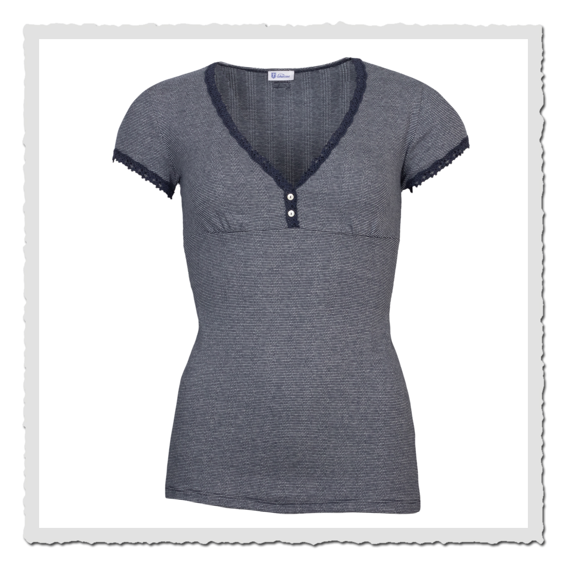 Agathe 1/2-Arm Shirt dunkelblau