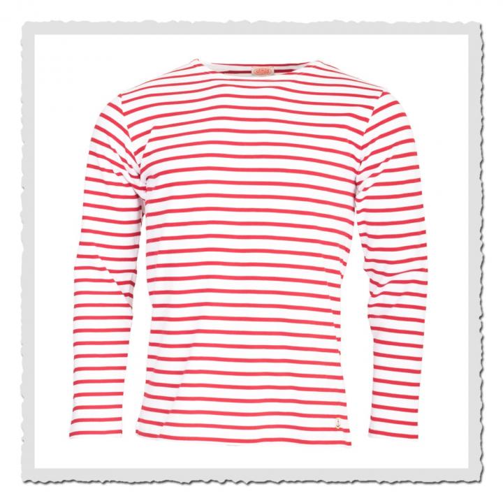 Matrosen-Shirt Kollektion Heritage weiss/rot