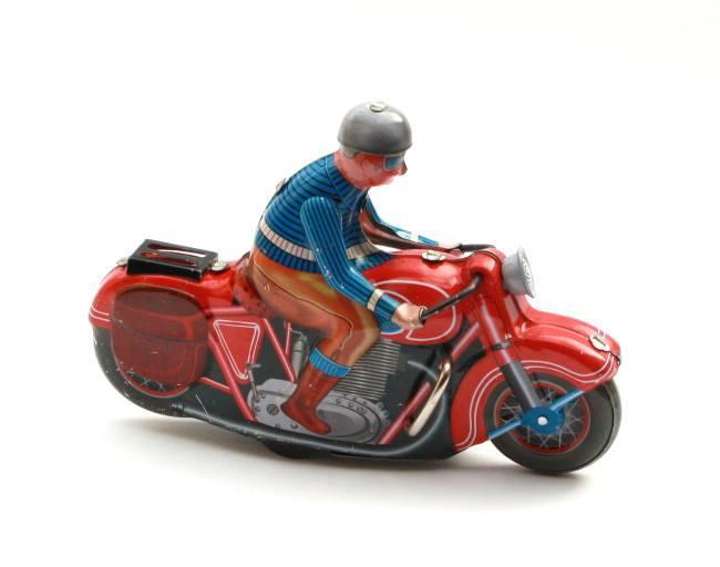 Blech-Motorrad 'Motorbike'