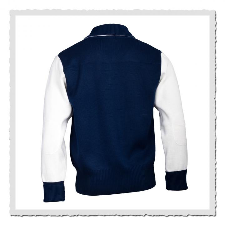 Retronia Sportpullover Sweater navy/offwhite
