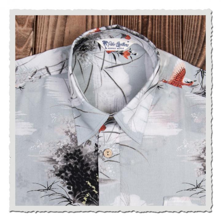 1937 Roamer Shirt Short Sleeve Hapuna grey