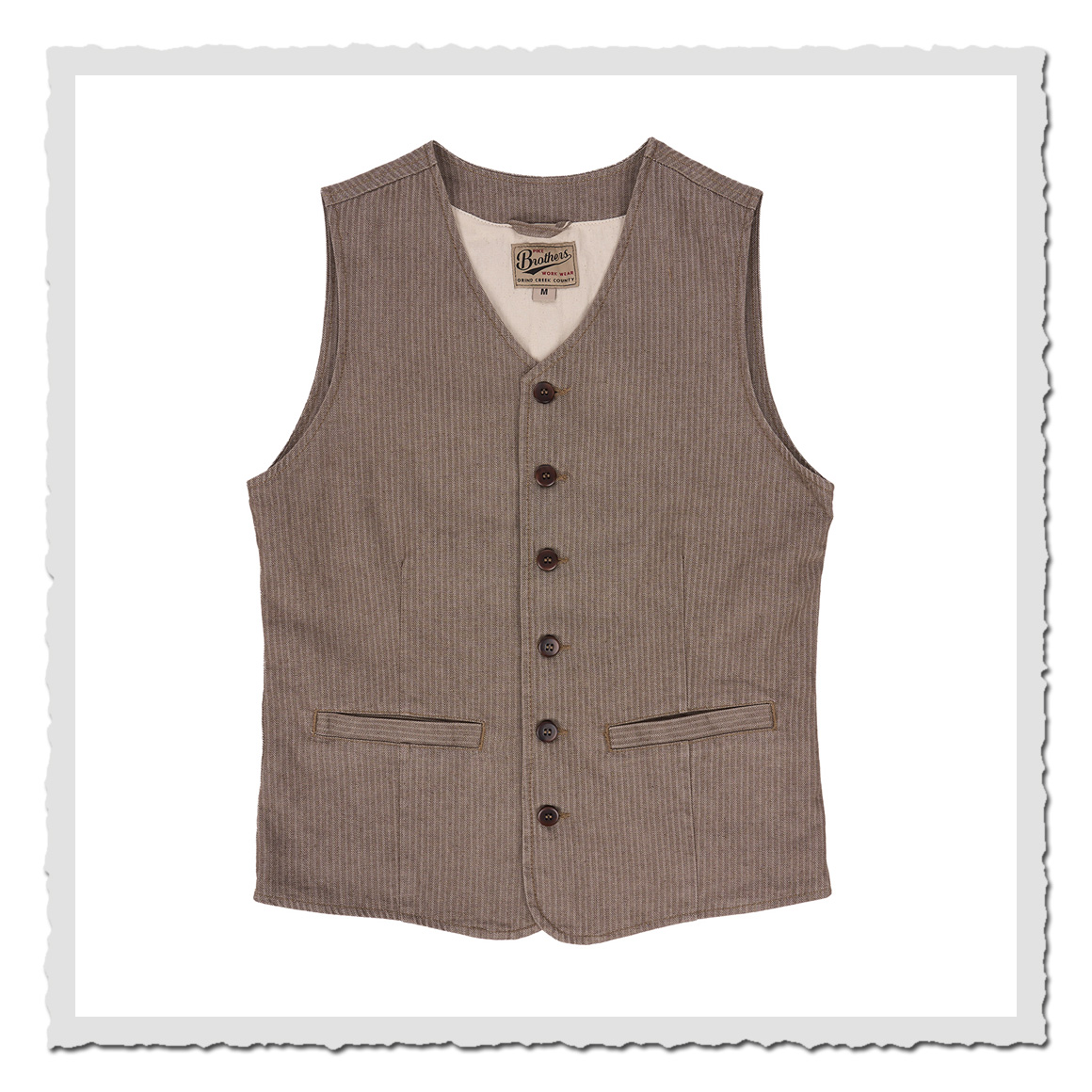 1905 Hauler Vest HBT brown