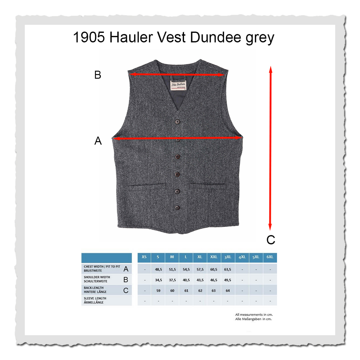 1905 Hauler Vest Dundee grey