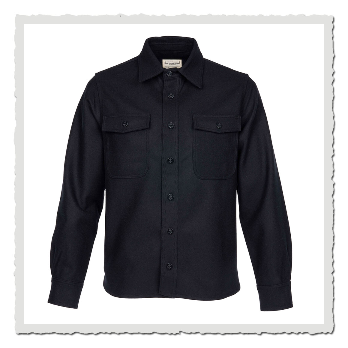 1943 CPO Shirt black wool